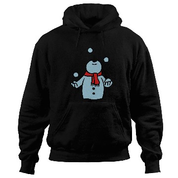 Discover snowman juggling snowballs Hoodies