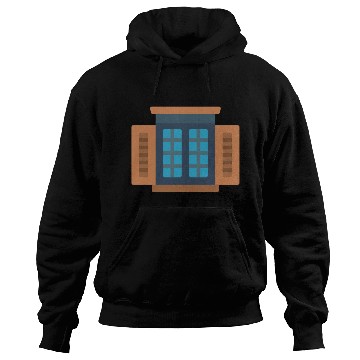 Discover Geometric Cabin Window Design Hoodies