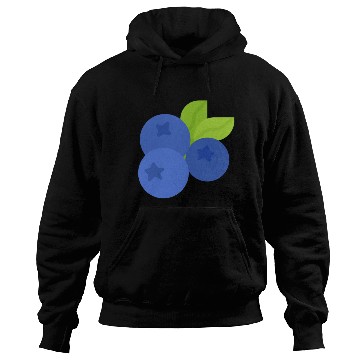 Discover Fresh Blueberry Botanical Illustration Hoodies