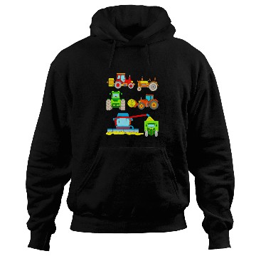 Discover Farm Tractors Kids Hoodies
