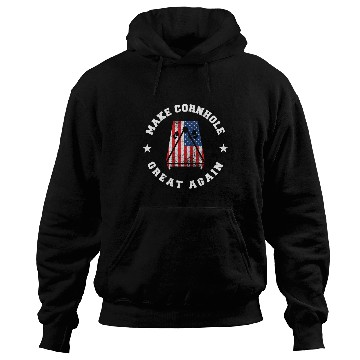 Discover Make Cornhole Great Again Funny USA Gift Hoodies