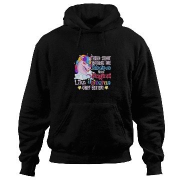 Discover Head Start Teacher Preschool Magical Unicorn Hoodies