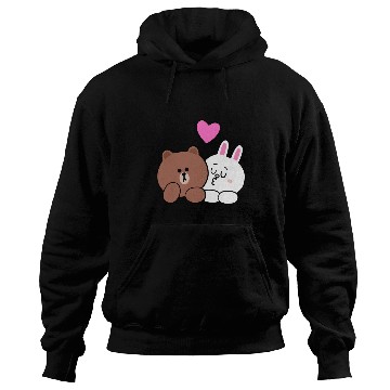 Discover Cute Brown Bear Cony Bunny Rabbit Lean On Me I Lov Hoodies