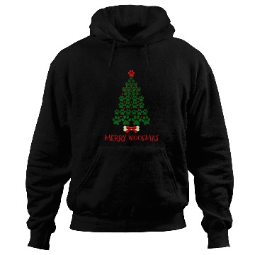 Discover Super Cute Dog Paws Print Christmas Hoodies
