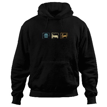 Discover Retro Pinball Eat Sleep Pinball Hoodies