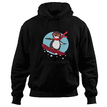 Discover Snowboarding Penguin Hoodies