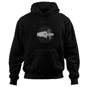 Discover Autism Awareness Father Son Matching Hoodies