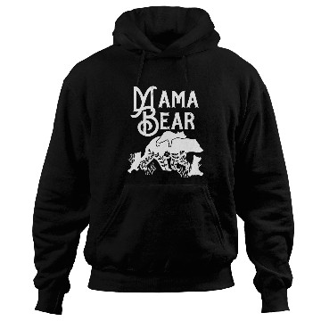 Discover Mama Bear Mom Bear 3 cubs Momma Bear Momlife Hoodies