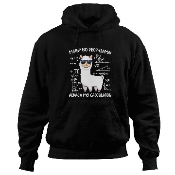 Discover Math Llama Funny Teacher Gift Hoodies