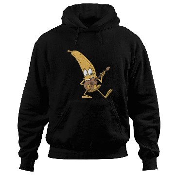 Discover Banana plays the guitar Hoodies