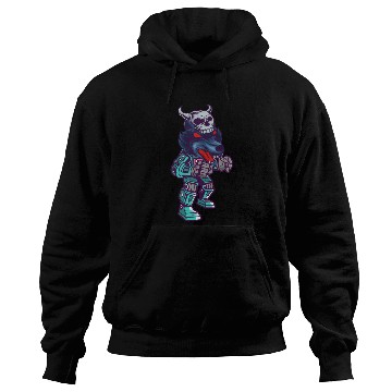 Discover Wolf robot robot machine computer toy Hoodies