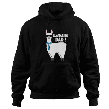 Discover Llama Dad Hoodies Gift For Dad