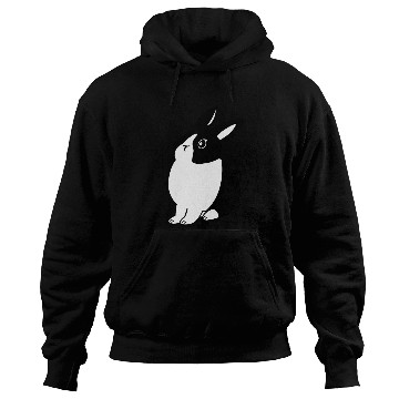 Discover Black And White Dutch Rabbit Hoodies