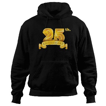 Discover 25th anniversary & birth day luxury golden number Hoodies