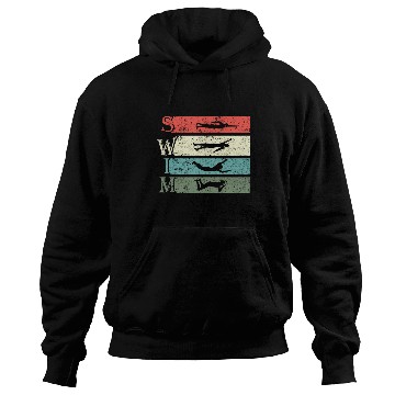 Discover Retro Vintage Swimming Swimmers Swim Hoodies