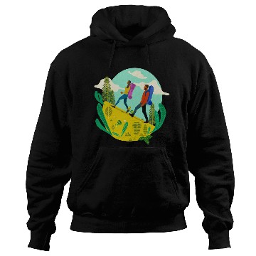 Discover Black People Hiking Hoodies