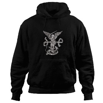 Discover Saint St Michael Catholic Archangel Angel Defender Hoodies