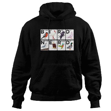 Discover Bird Nerd Watching Vintage Retro Bird Watcher Hoodies