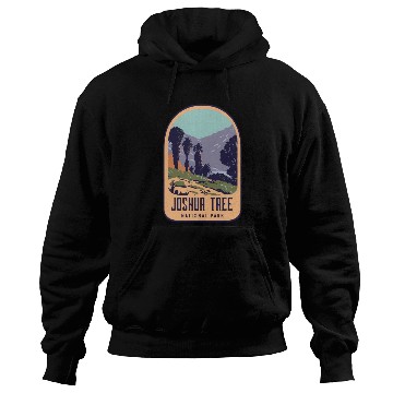 Discover Joshua tree national park retro design Hoodies