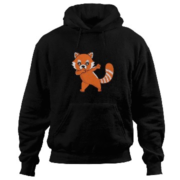 Discover Dabbing Red Panda Cherry Blossoms Bamboo Hoodies