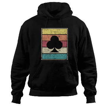 Discover Clubs Playing Card Poker Symbol Hoodies