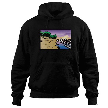 Discover Purple Twilight Indiana Dunes Poster Hoodies