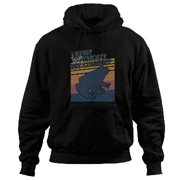 Discover I Exist Without My Consent Funny Frog Depression Hoodies