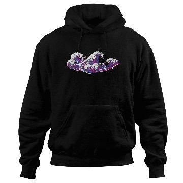Discover Long Japanese Bi Wave. Bisexual Pride. Hoodies