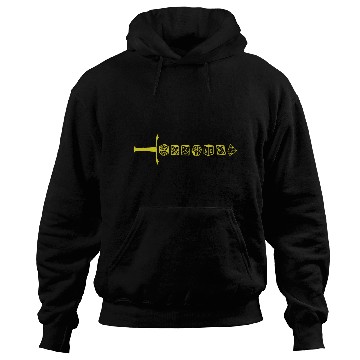 Discover yellow dice sword fantasy Hoodies