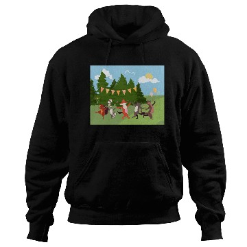 Discover Wild Animals: Forest Fiesta Hoodies