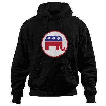 Discover Elephant Republican Raised Right Hoodies