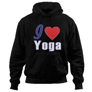 Discover i love yoga Hoodies