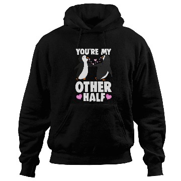 Discover You're My Other Half Penguin Hoodies