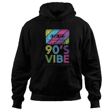 Discover 90's Vibe Retro Cassette Tape Music Hoodies