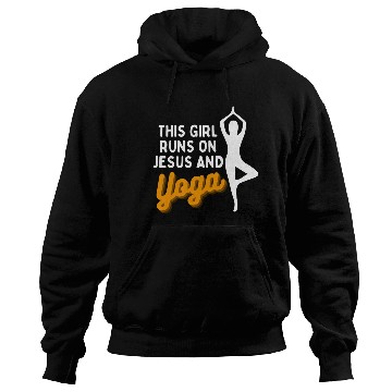 Discover Runs On Jesus And Yoga Hoodies