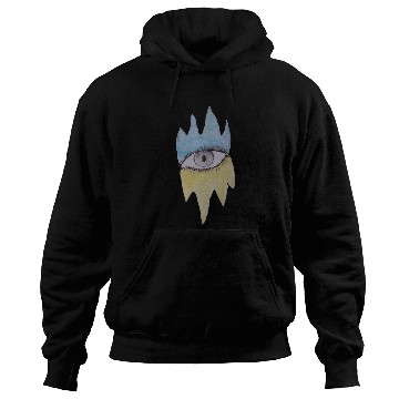 Discover Draw the world in the middle is an eye design Hoodies