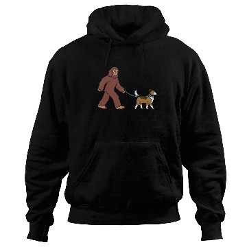 Discover Bigfoot Sasquatch Walking Shetland Sheepdog Hoodies