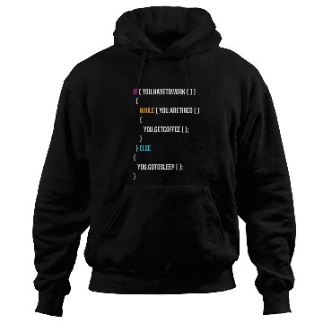 Discover Funny Programmer Codes Coffee And Sleep Hoodies