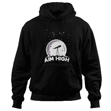 Discover Telescope Owner Stars Galaxy Astronomy Hoodies