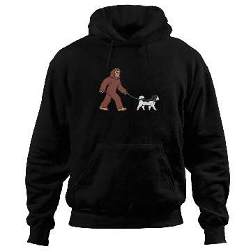 Discover Bigfoot Sasquatch Walking Havanese Hoodies