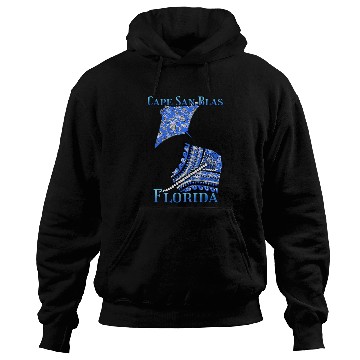 Discover Cape San Blas Vacation Tribal Stingrays Hoodies