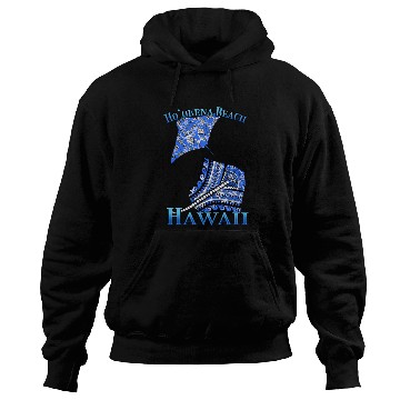 Discover Ho'okena Beach Vacation Tribal Stingrays Hoodies