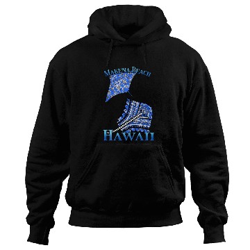 Discover Makena Beach Vacation Tribal Stingrays Hoodies