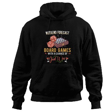 Discover Wine Board Games Chess Board Game Player Gambling Hoodies