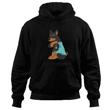 Discover I Love Dad Miniature Pinscher Hoodies