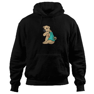 Discover I Love Dad Shar Pei Hoodies