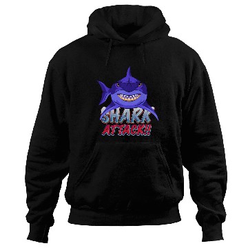 Discover Shark Attack Hoodies