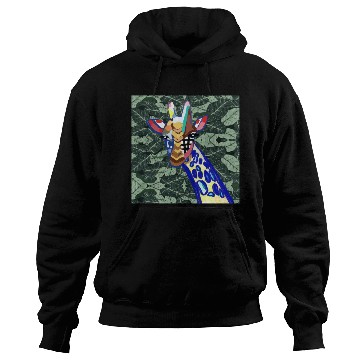 Discover The blue giraffe Hoodies