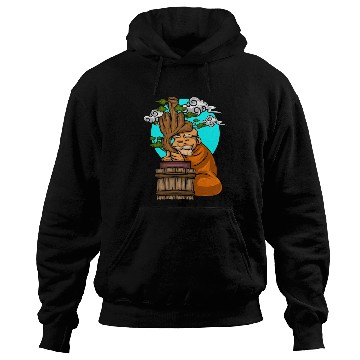 Discover Miniature Trees Bonsai Middle Finger Hoodies