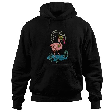 Discover Flamingo mecha robot Hoodies